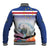 Cape Verde Manatee Baseball Jacket Coral Reef With Flag Style - Wonder Print Shop