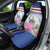 Cape Verde Manatee Car Seat Cover Coral Reef With Flag Style - Wonder Print Shop