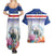 Cape Verde Manatee Couples Matching Summer Maxi Dress and Hawaiian Shirt Coral Reef With Flag Style - Wonder Print Shop