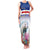 Cape Verde Manatee Family Matching Tank Maxi Dress and Hawaiian Shirt Coral Reef With Flag Style - Wonder Print Shop