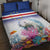 Cape Verde Manatee Quilt Bed Set Coral Reef With Flag Style - Wonder Print Shop