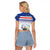 Cape Verde Manatee Raglan Cropped T Shirt Coral Reef With Flag Style - Wonder Print Shop