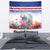 Cape Verde Manatee Tapestry Coral Reef With Flag Style