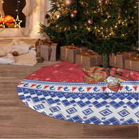 Armenia Christmas Tree Skirt Santa Riding Lion - Wonder Print Shop