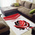 Custom England Rugby Area Rug Red Rose Sporty Style - Wonder Print Shop