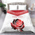 Custom England Rugby Bedding Set Red Rose Sporty Style - Wonder Print Shop