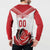 Custom England Rugby Button Sweatshirt Red Rose Sporty Style - Wonder Print Shop