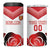 Custom England Rugby 4 in 1 Can Cooler Tumbler Red Rose Sporty Style - Wonder Print Shop