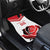 Custom England Rugby Car Mats Red Rose Sporty Style - Wonder Print Shop