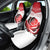 Custom England Rugby Car Seat Cover Red Rose Sporty Style - Wonder Print Shop