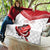 Custom England Rugby Quilt Red Rose Sporty Style