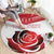 Custom England Rugby Round Carpet Red Rose Sporty Style