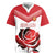 Custom England Rugby Rugby Jersey Red Rose Sporty Style