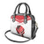 Custom England Rugby Shoulder Handbag Red Rose Sporty Style