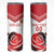 Custom England Rugby Skinny Tumbler Red Rose Sporty Style