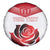 Custom England Rugby Spare Tire Cover Red Rose Sporty Style