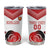 Custom England Rugby Tumbler Cup Red Rose Sporty Style