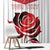 Custom England Rugby Window Curtain Red Rose Sporty Style - Wonder Print Shop