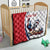 Personalized France Quilt French Rooster With Eiffel Tower - Wonder Print Shop