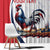 Personalized France Window Curtain French Rooster With Eiffel Tower - Wonder Print Shop