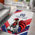 Custom French Football Area Rug France Rooster Mascot Come On Champions - Wonder Print Shop