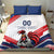 Custom French Football Bedding Set France Rooster Mascot Come On Champions - Wonder Print Shop