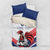 Custom French Football Bedding Set France Rooster Mascot Come On Champions - Wonder Print Shop