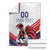 Custom French Football Blanket France Rooster Mascot Come On Champions