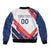 Custom French Football Bomber Jacket France Rooster Mascot Come On Champions - Wonder Print Shop