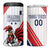 Custom French Football 4 in 1 Can Cooler Tumbler Rooster Mascot Come On Champions - Wonder Print Shop