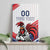 Custom French Football Canvas Wall Art France Rooster Mascot Come On Champions - Wonder Print Shop