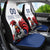 Custom French Football Car Seat Cover France Rooster Mascot Come On Champions - Wonder Print Shop