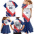 Custom French Football Family Matching Mermaid Dress and Hawaiian Shirt France Rooster Mascot Come On Champions - Wonder Print Shop