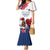 Custom French Football Family Matching Mermaid Dress and Hawaiian Shirt France Rooster Mascot Come On Champions - Wonder Print Shop