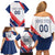 Custom French Football Family Matching Off Shoulder Short Dress and Hawaiian Shirt France Rooster Mascot Come On Champions - Wonder Print Shop