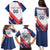 Custom French Football Family Matching Puletasi and Hawaiian Shirt France Rooster Mascot Come On Champions - Wonder Print Shop