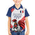 Custom French Football Family Matching Puletasi and Hawaiian Shirt France Rooster Mascot Come On Champions - Wonder Print Shop