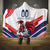 Custom French Football Hooded Blanket France Rooster Mascot Come On Champions