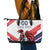 Custom French Football Leather Tote Bag France Rooster Mascot Come On Champions - Wonder Print Shop