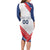 Custom French Football Long Sleeve Bodycon Dress France Rooster Mascot Come On Champions - Wonder Print Shop