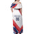 Custom French Football Off Shoulder Maxi Dress France Rooster Mascot Come On Champions - Wonder Print Shop