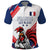 Custom French Football Polo Shirt France Rooster Mascot Come On Champions - Wonder Print Shop