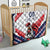 Custom French Football Quilt France Rooster Mascot Come On Champions - Wonder Print Shop