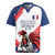 Custom French Football Rugby Jersey France Rooster Mascot Come On Champions