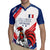 Custom French Football Rugby Jersey France Rooster Mascot Come On Champions