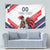 Custom French Football Tapestry France Rooster Mascot Come On Champions - Wonder Print Shop