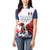 Custom French Football Women Polo Shirt France Rooster Mascot Come On Champions - Wonder Print Shop