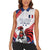 Custom French Football Women Sleeveless Polo Shirt France Rooster Mascot Come On Champions - Wonder Print Shop