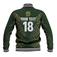 Custom Mexico Football Baseball Jacket Aztec Pattern Eagle - Wonder Print Shop