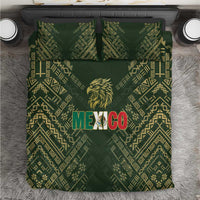 Mexico Football Bedding Set Aztec Pattern Eagle - Wonder Print Shop